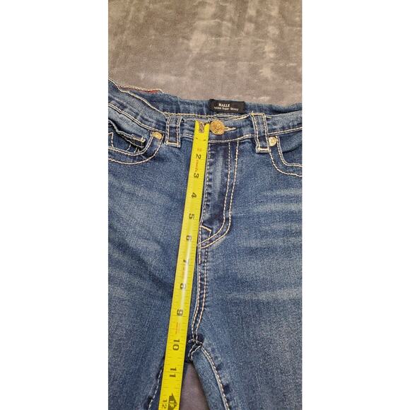True Religion Sz 30 Blue Halle High Rise Super Skinny Jeans Denim City C28-33 - Picture 4 of 11
